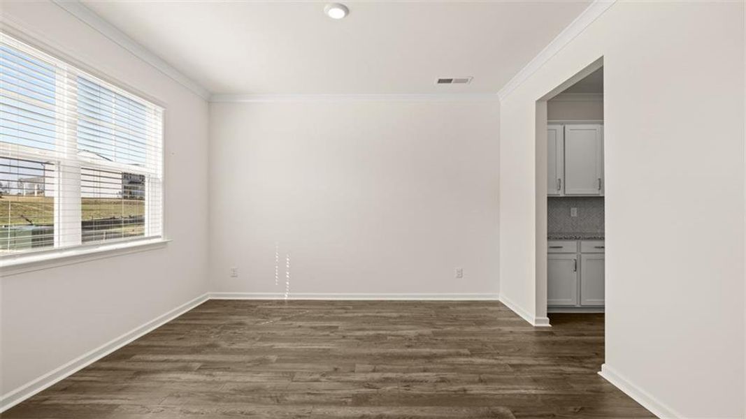 Spacious, unfurnished interior of a new home in Brooks Station, Dacula (Image 63).