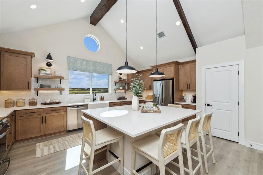 Furnished interior view inside a new home in Elevon, Lavon (Image 13).