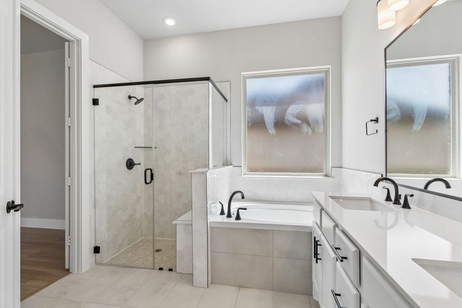 Furnished interior view inside a new home in Painted Tree Lakeside, McKinney (Image 13).