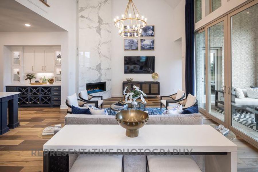 Furnished interior view inside a new home in Briarley, Montgomery (Image 25). Furnished interior view inside a new home in Briarley, Montgomery (Image 25).