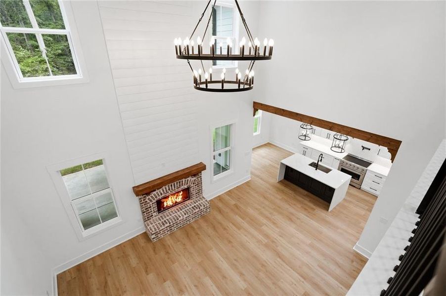 Furnished interior view inside a new home in , Covington (Image 8).
