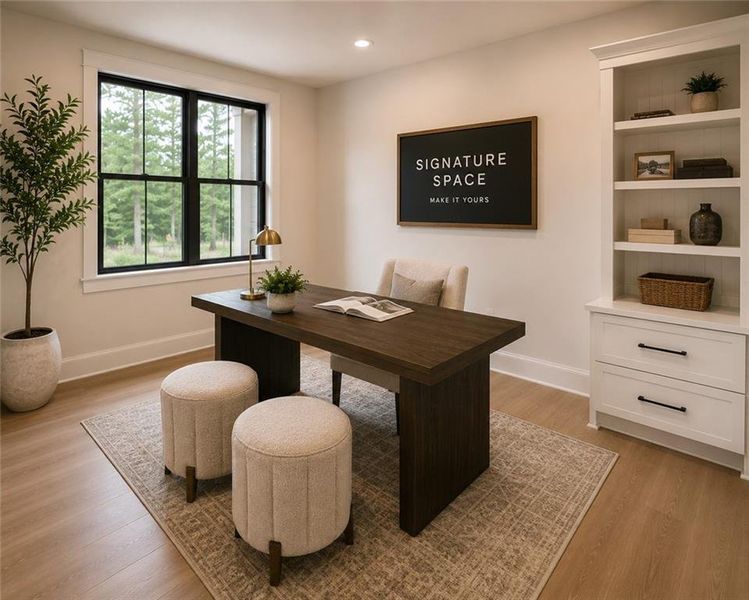 Furnished interior view inside a new home in , McDonough (Image 8).