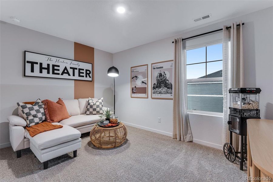 Furnished interior view inside a new home in Vista Meadows, Fort Lupton (Image 33).