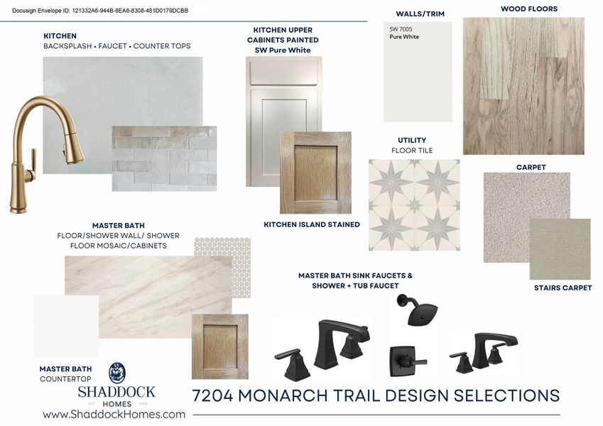 Sample of building materials used in homes in Aster Park, McKinney (Image 33). Sample of building materials used in homes in Aster Park, McKinney (Image 33).