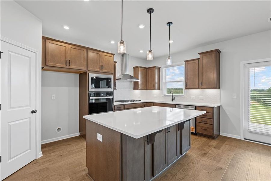 Furnished interior view inside a new home in Reunion, Flowery Branch (Image 4). Furnished interior view inside a new home in Reunion, Flowery Branch (Image 4).