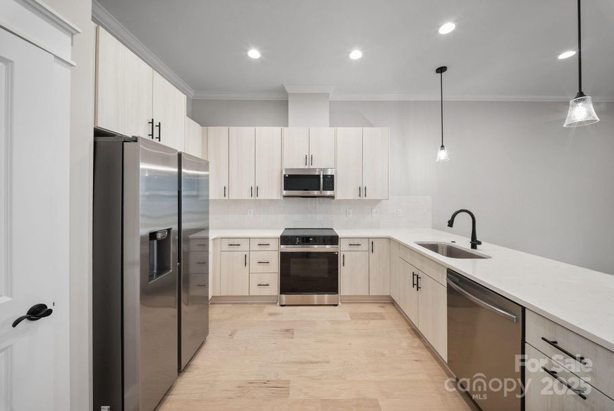 Furnished interior view inside a new home in , Asheville (Image 4).