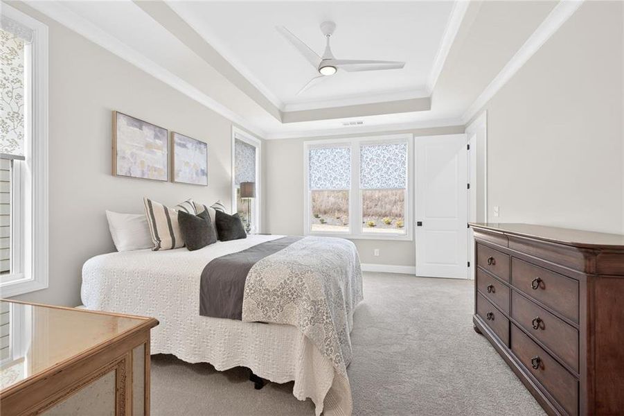 Furnished interior view inside a new home in , Hoschton (Image 14).