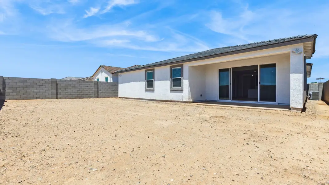 Exterior details and patio area of a home in Zanjero Pass, Waddell (Image 2).