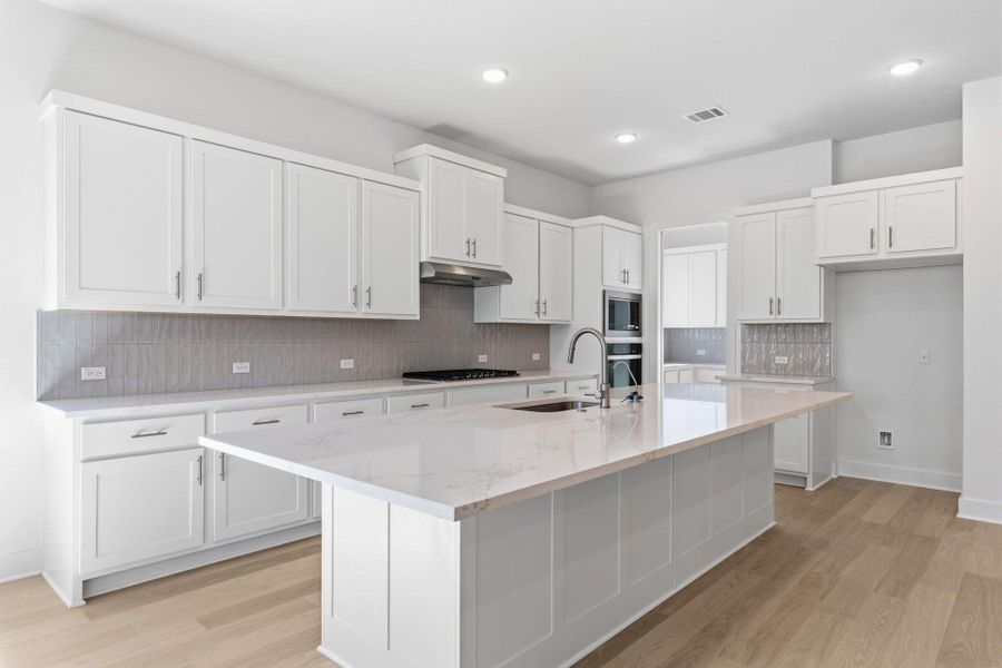 Center Island in Kitchen