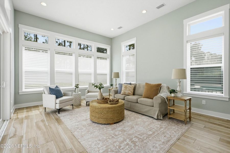 Furnished interior view inside a new home in , Ponte Vedra (Image 60). Furnished interior view inside a new home in , Ponte Vedra (Image 60).