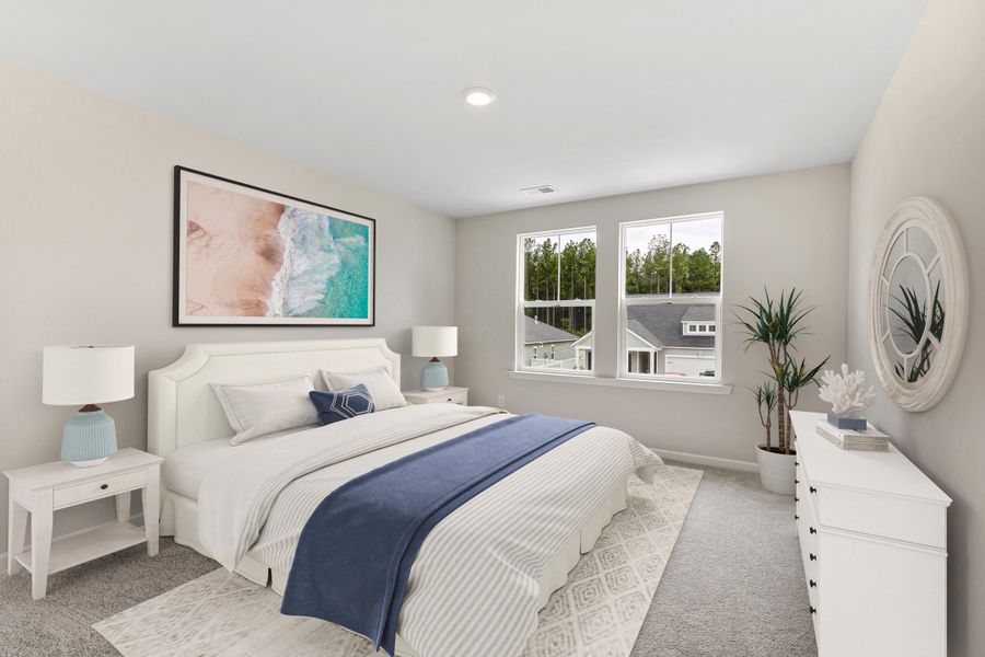 Furnished interior view inside a new home in Limehouse Farms: Arbor Collection, Summerville (Image 1).