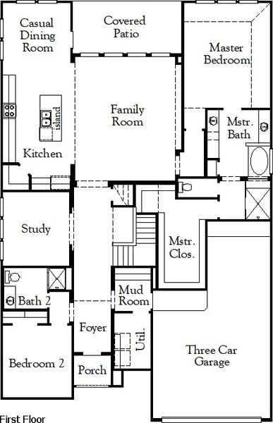 2D floor plan layout for the Caddo Mills by Coventry Homes in Mayfair 60', New Braunfels, TX (Image 3). 2D floor plan layout for the Caddo Mills by Coventry Homes in Mayfair 60', New Braunfels, TX (Image 3).