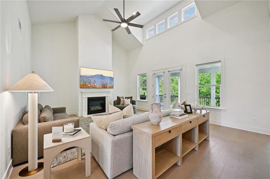 Furnished interior view inside a new home in Fireside Farms, Dawsonville (Image 22).