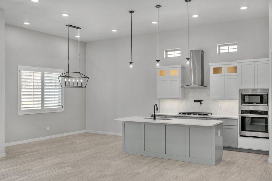 Furnished interior view inside a new home in Painted Sky, El Paso (Image 11). Furnished interior view inside a new home in Painted Sky, El Paso (Image 11).