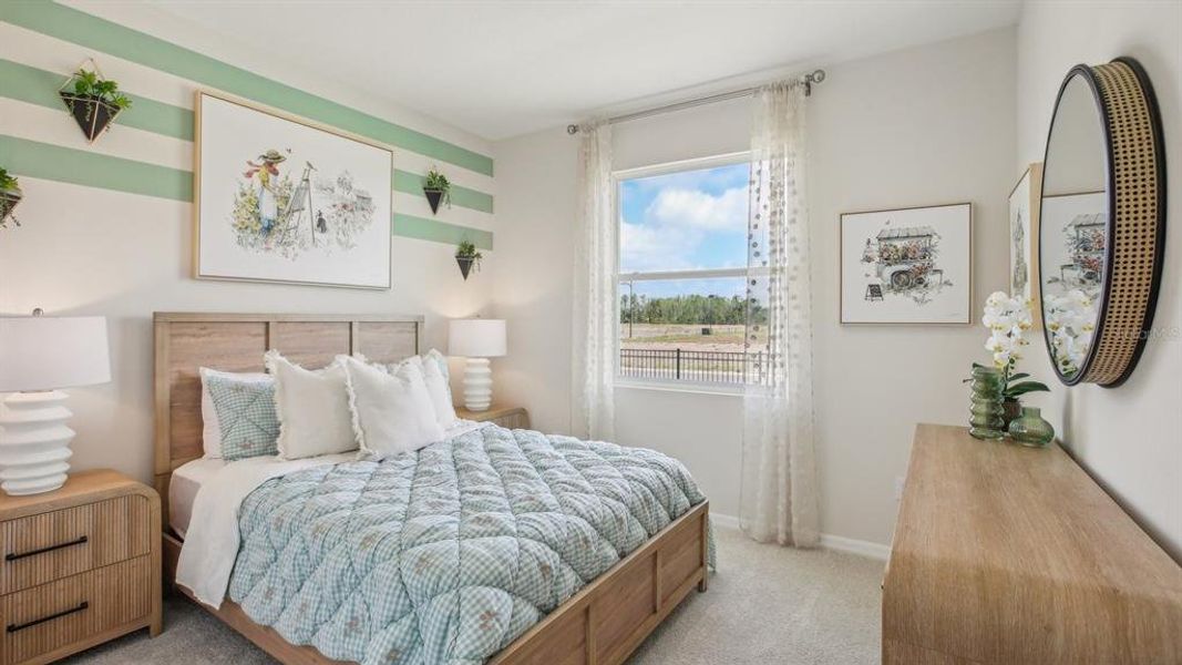 Furnished interior view inside a new home in , Wesley Chapel (Image 32).