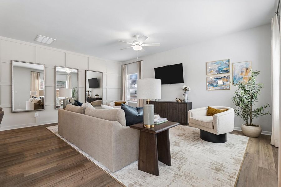 Furnished interior view inside a new home in Six Oaks, Summerville (Image 16).