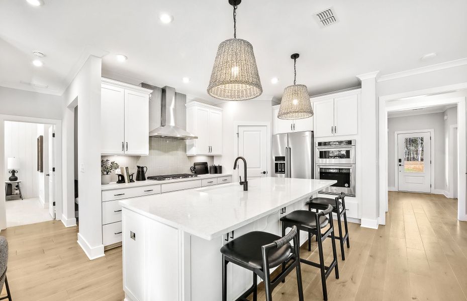 Representative furnished interior of a home built from the Woodward by Pulte Homes in Riversprings, Dacula (Image 24).
