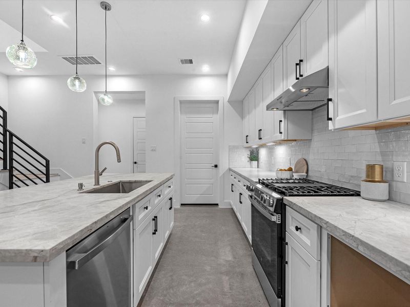 Furnished interior view inside a new home in , Houston (Image 13).