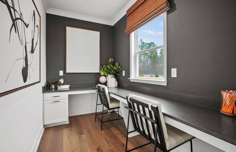 Furnished interior view inside a new home in Kinsdale, Lancaster (Image 11). Furnished interior view inside a new home in Kinsdale, Lancaster (Image 11).