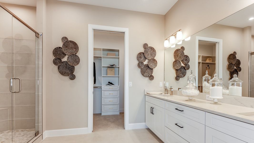 Furnished interior view inside a new home in Esplanade by the Islands Coach Homes, Naples (Image 5).