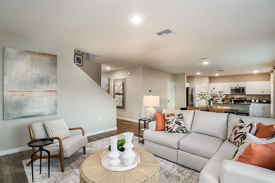 Furnished interior view inside a new home in Lawson Dunes, Haines City (Image 4).