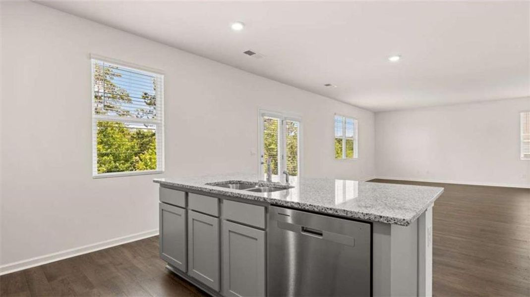 Furnished interior view inside a new home in Poplar Preserve, Newnan (Image 8).
