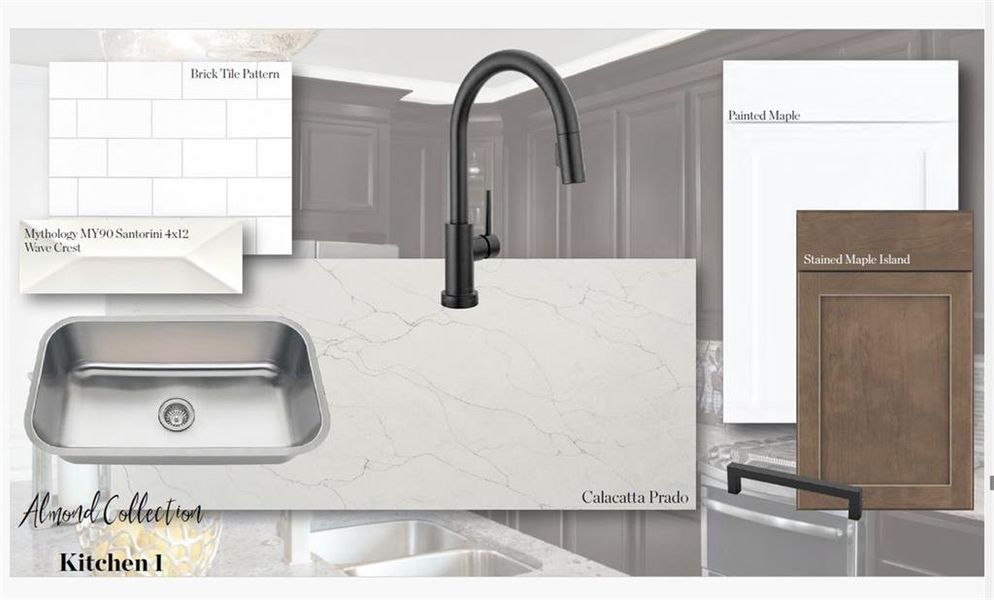 Sample of building materials used in homes in Brookside Reserve, Alpharetta (Image 9).