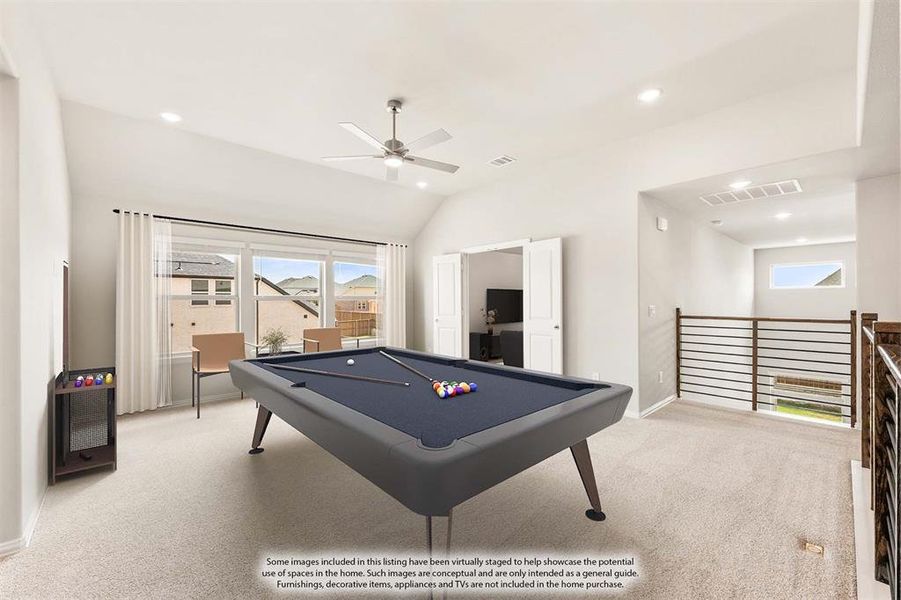 Furnished interior view inside a new home in Creekview Meadows, Pilot Point (Image 18).