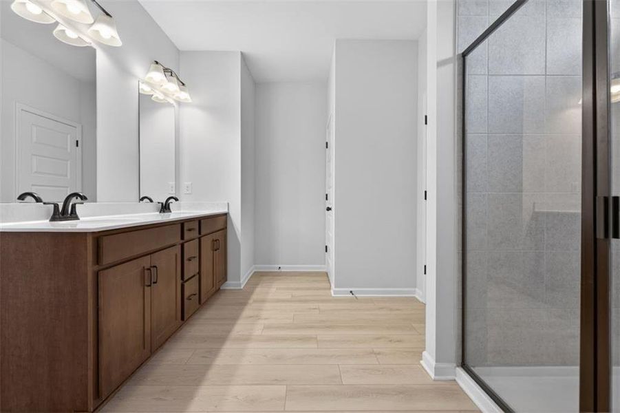 Furnished interior view inside a new home in Allen Manor, Hoschton (Image 6).