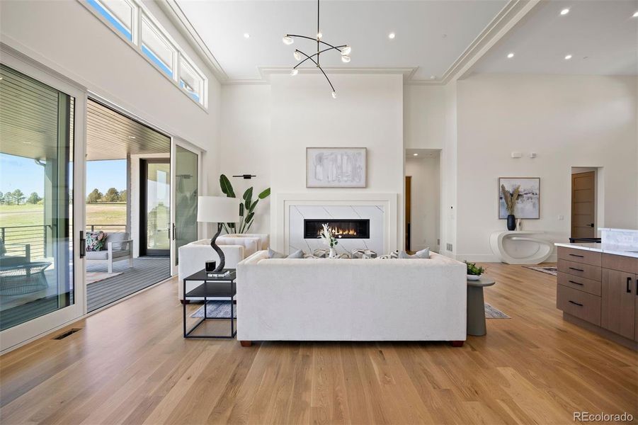 Furnished interior view inside a new home in , Castle Rock (Image 21).
