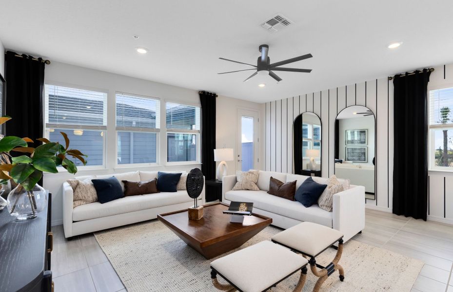 Representative furnished interior of a home built from the Trailwood - Exterior Unit by Pulte Homes in Lakehaven Estates, Clermont (Image 8). Representative furnished interior of a home built from the Trailwood - Exterior Unit by Pulte Homes in Lakehaven Estates, Clermont (Image 8).