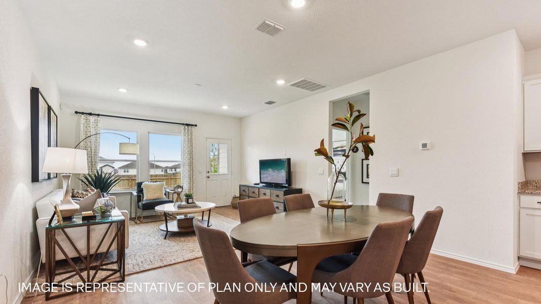 Furnished interior view inside a new home in Palomino, Manor (Image 17).