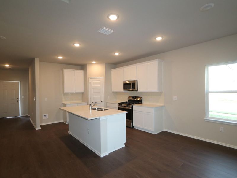 Furnished interior view inside a new home in Cascades at Onion Creek, Austin (Image 10). Furnished interior view inside a new home in Cascades at Onion Creek, Austin (Image 10).