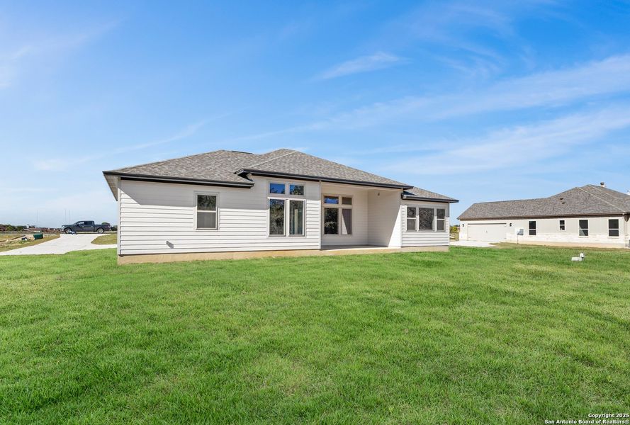 Exterior details and patio area of a home in Pradera Ridge, Floresville (Image 24). Exterior details and patio area of a home in Pradera Ridge, Floresville (Image 24).