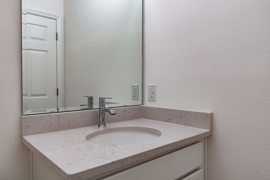 Modern Bathroom with Stylish Fixtures in Central Florida Home