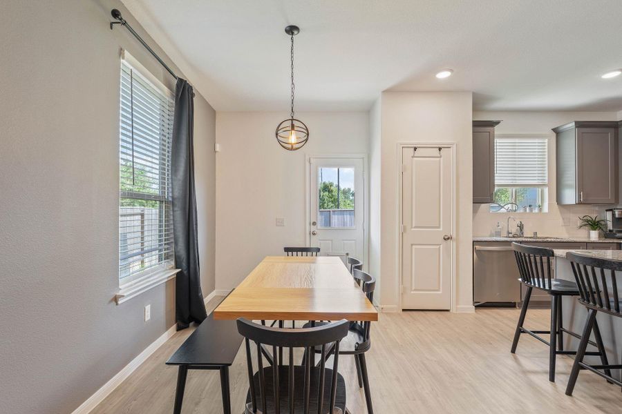 Furnished interior view inside a new home in Myrtle Gardens, Magnolia (Image 9). Furnished interior view inside a new home in Myrtle Gardens, Magnolia (Image 9).