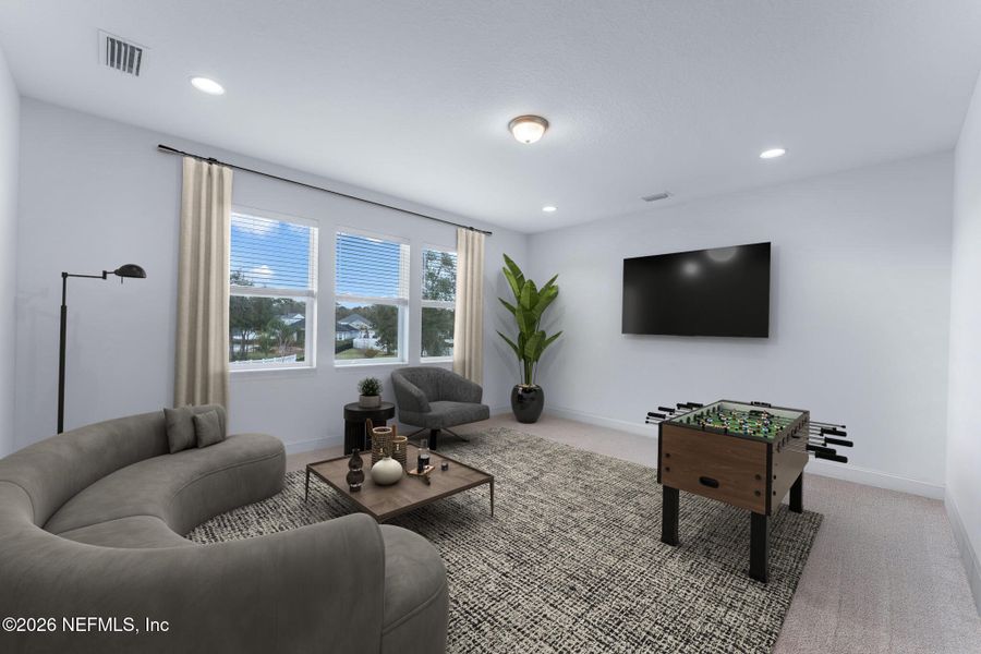 Furnished interior view inside a new home in , St. Augustine (Image 27).