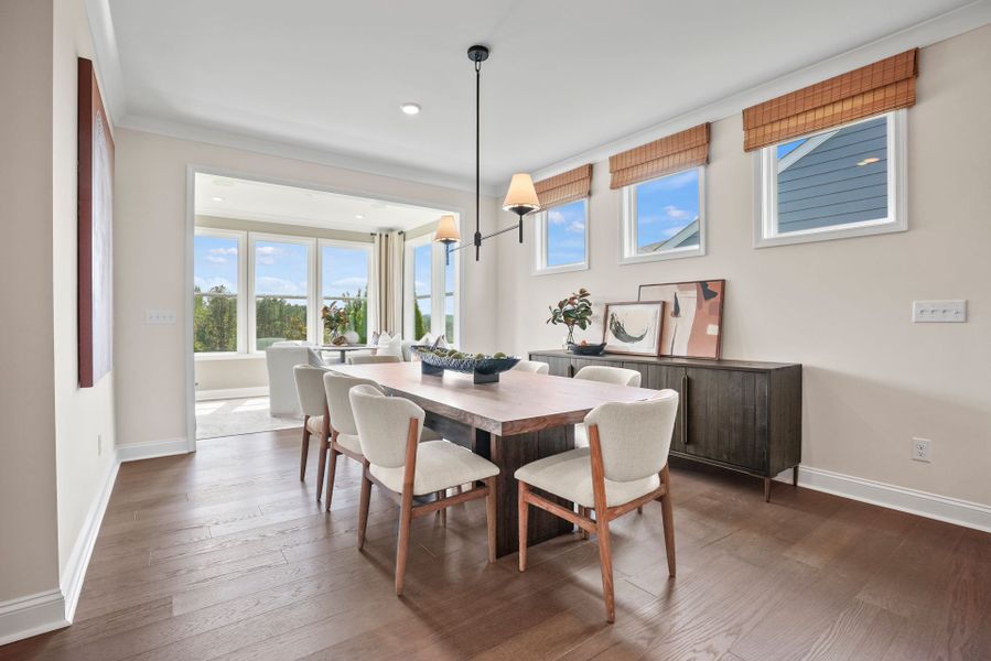 Representative furnished interior of a home built from the Stellar by Del Webb in Del Webb Carolina Ridge, Midland (Image 15).