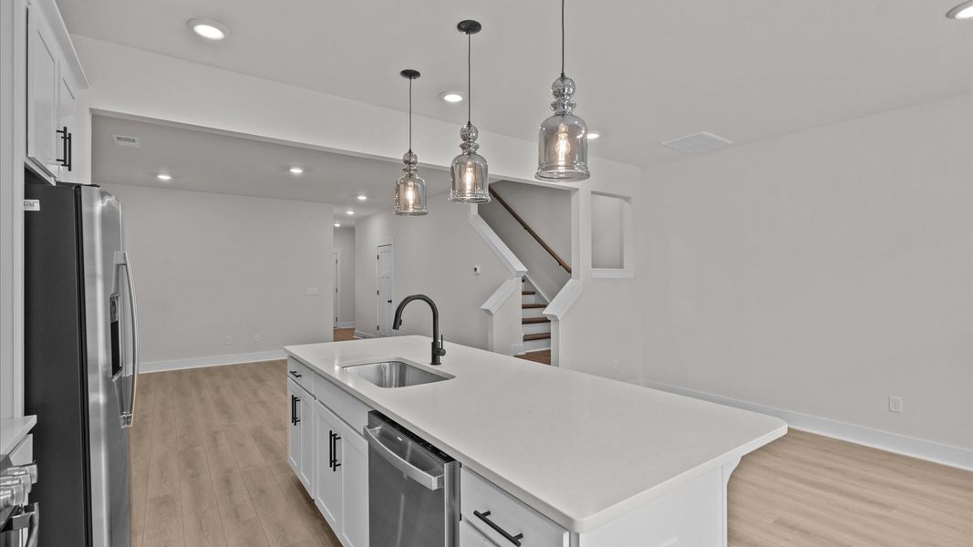 Furnished interior view inside a new home in Ransdell Pointe, Spartanburg (Image 12).