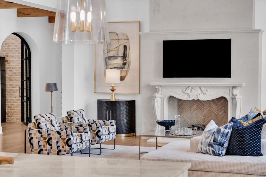 Furnished interior view inside a new home in , Austin (Image 6). Furnished interior view inside a new home in , Austin (Image 6).