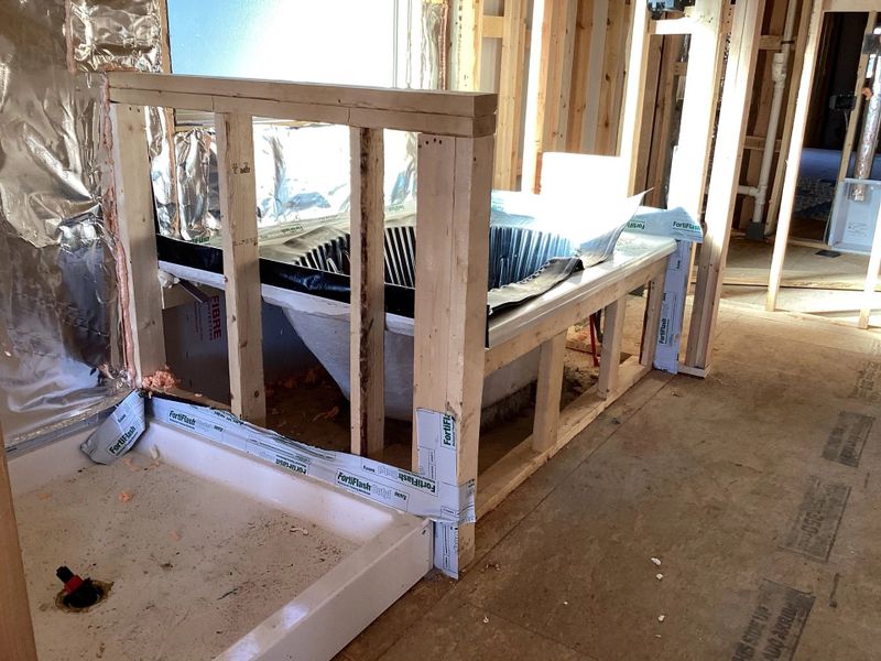 In-progress construction of a new home in The Homestead at Lariat, Liberty Hill, TX (Image 18).