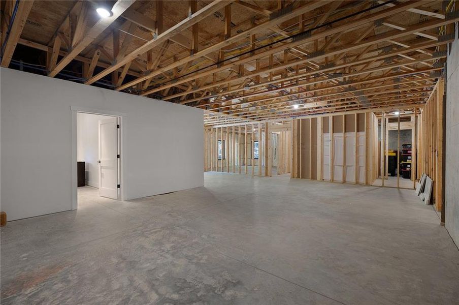 In-progress construction of a new home in , Talking Rock, GA (Image 51).