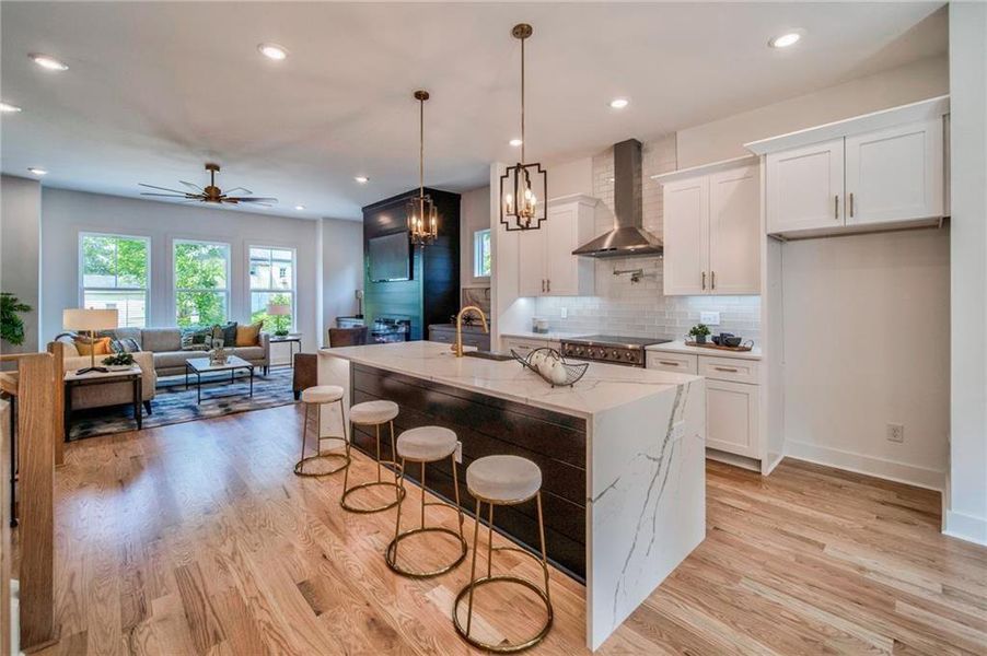 Furnished interior view inside a new home in , Canton (Image 7).