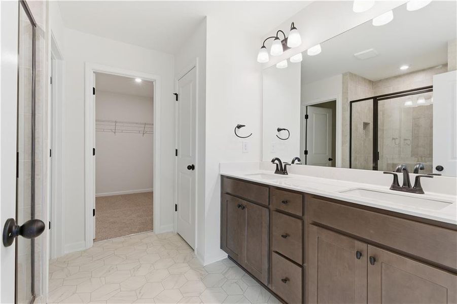 Furnished interior view inside a new home in Meadow Pines, Dallas (Image 11).