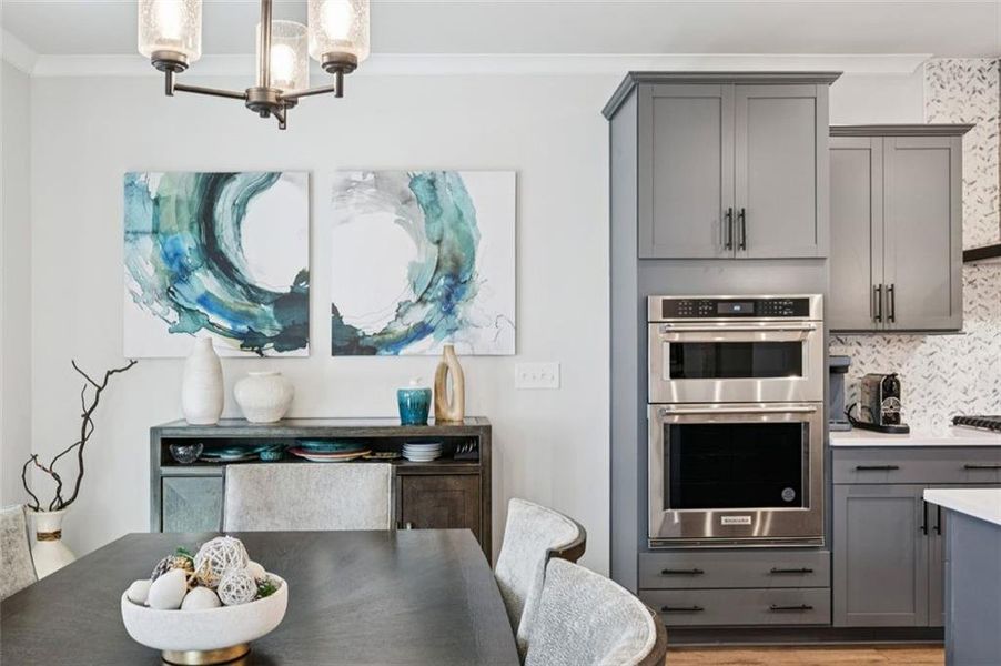 Furnished interior view inside a new home in Parkside at Mason Mill, Decatur (Image 27).