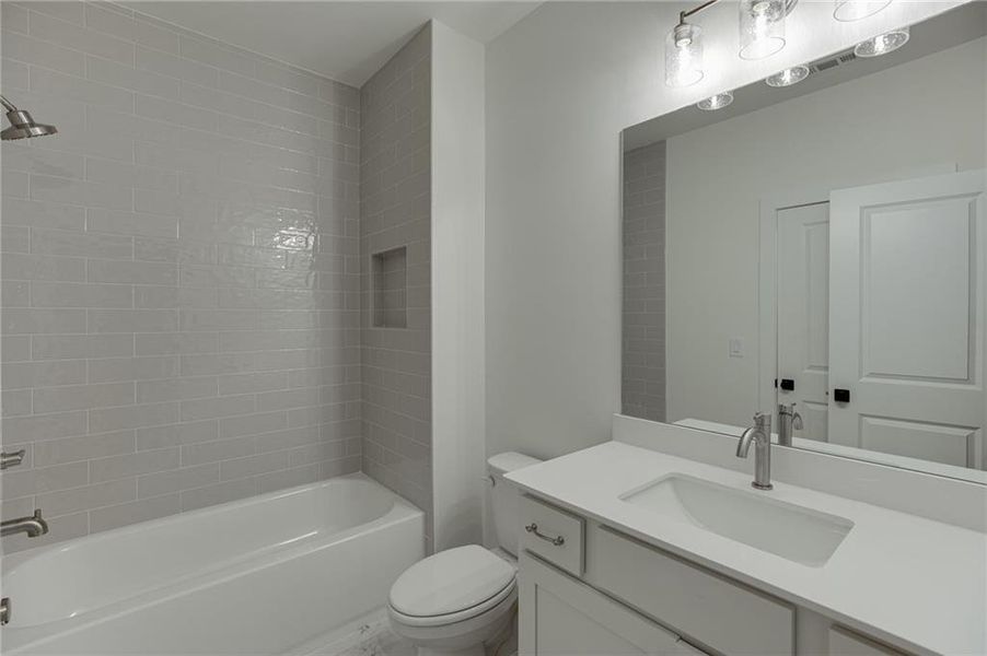 Furnished interior view inside a new home in , Buford (Image 13).