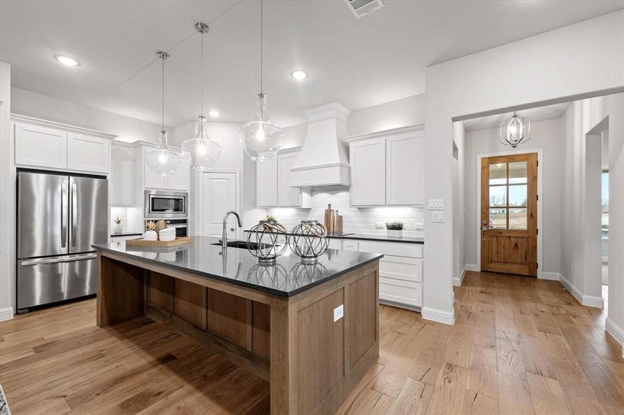 Furnished interior view inside a new home in University Park at Northpointe, Denton (Image 32).