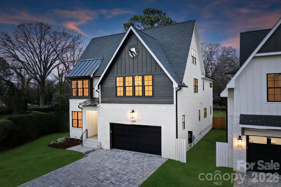 Front exterior of a new home in , Charlotte, NC, highlighting curb appeal (Image 24).
