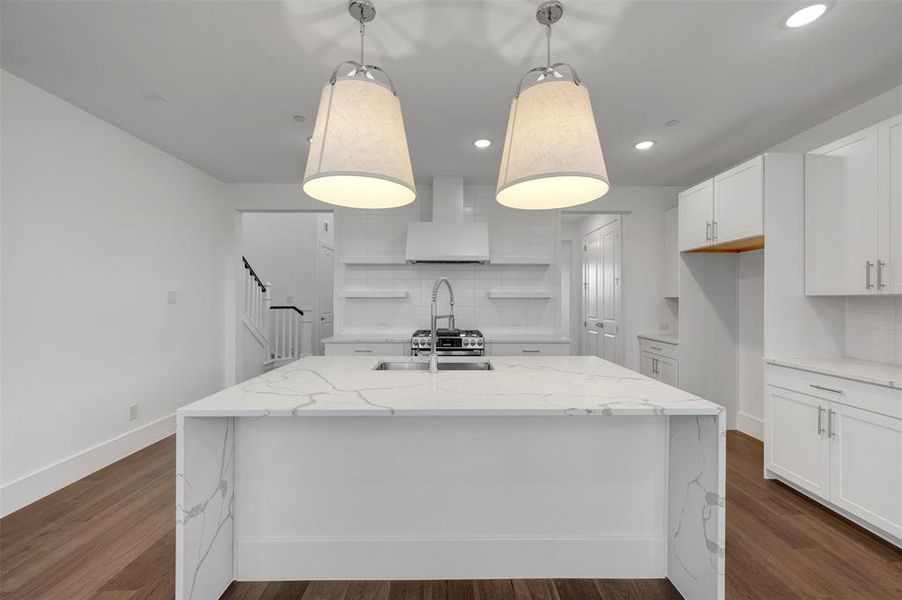 Furnished interior view inside a new home in Kreymer at the Park, Wylie (Image 9).