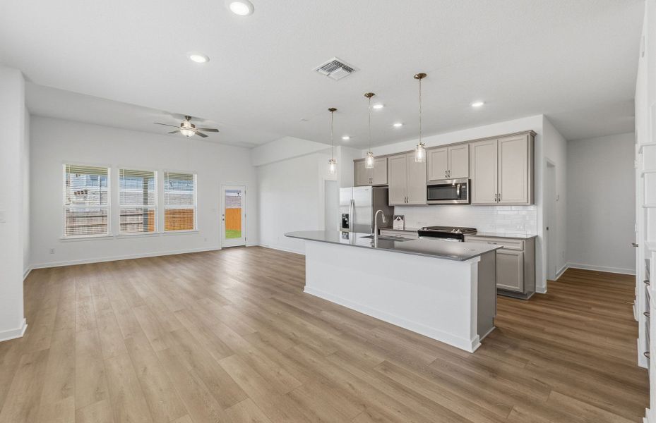 Furnished interior view inside a new home in Santa Rita Ranch, Liberty Hill (Image 12).